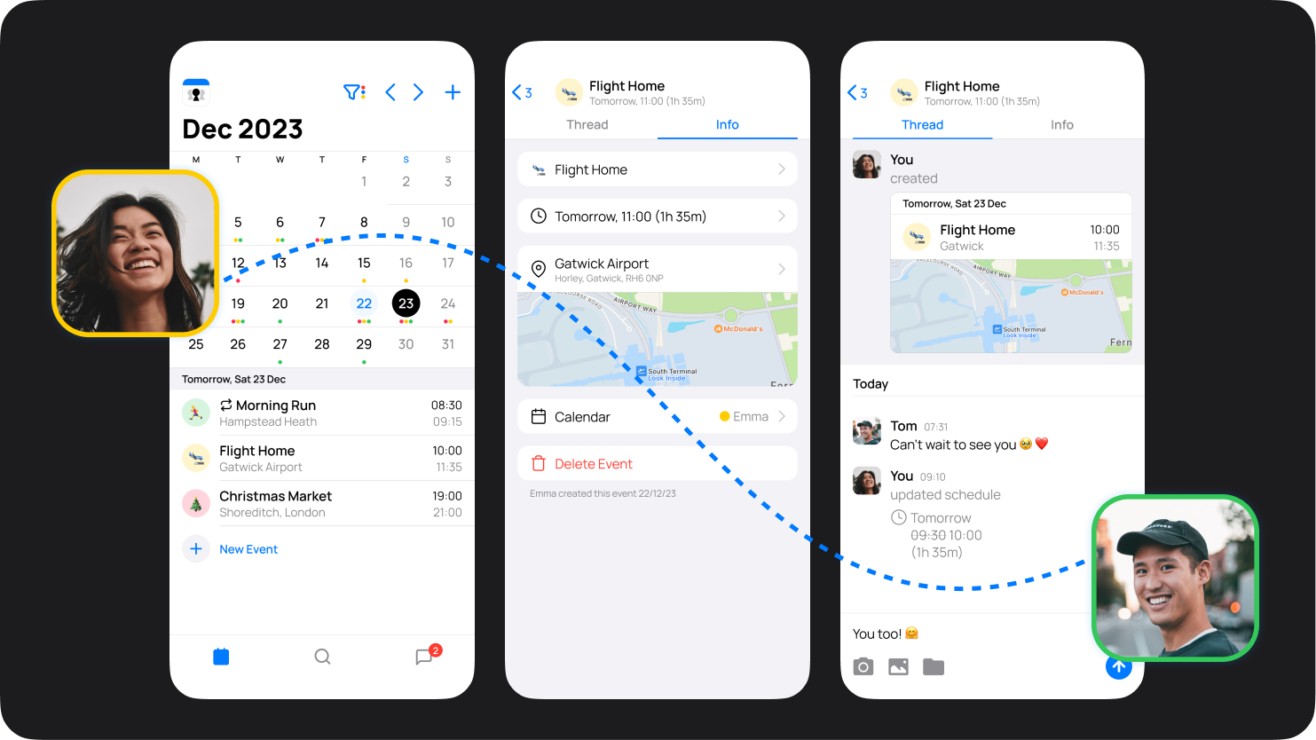 A round-up of OurCal updates