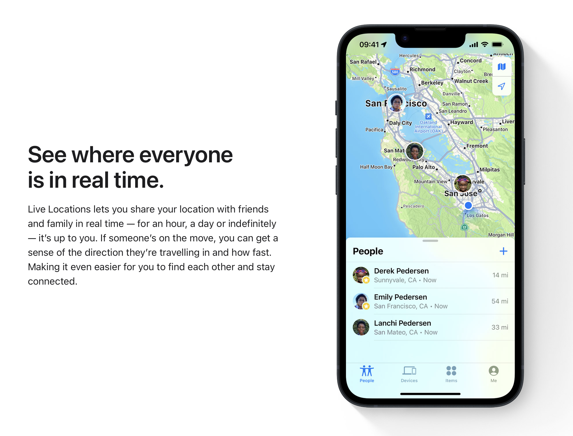 The Find My app