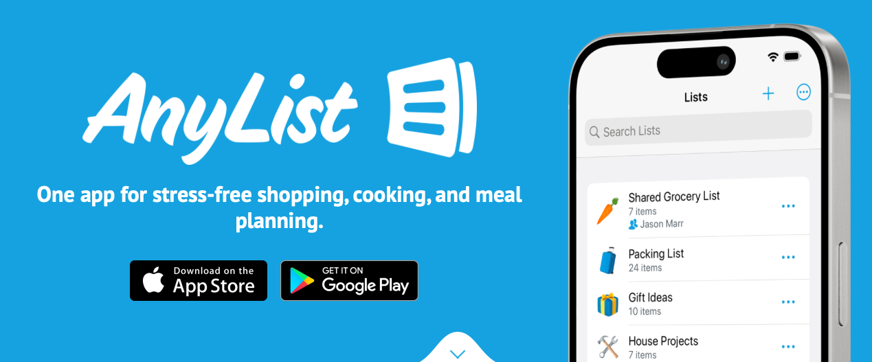 The AnyList app