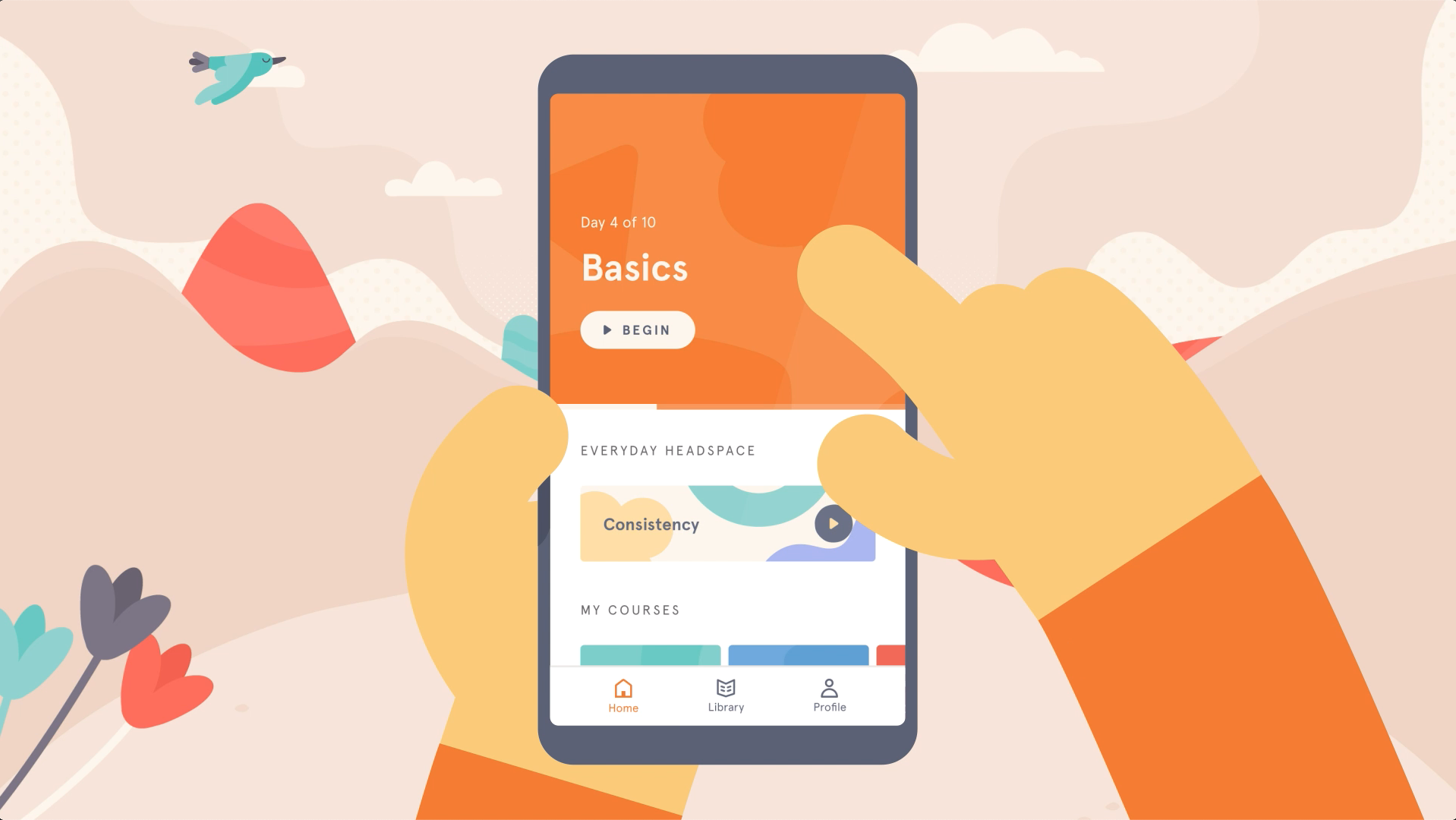 The Headspace app