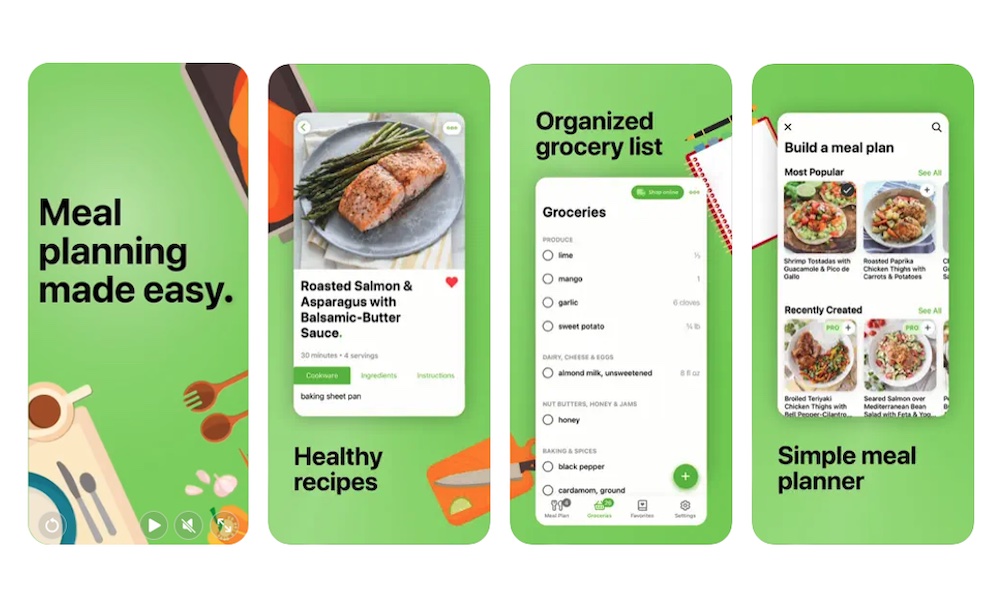 The Mealime app
