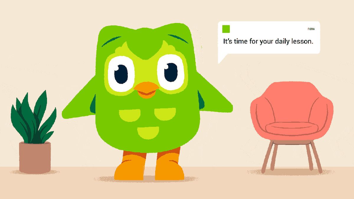 The Duolingo app