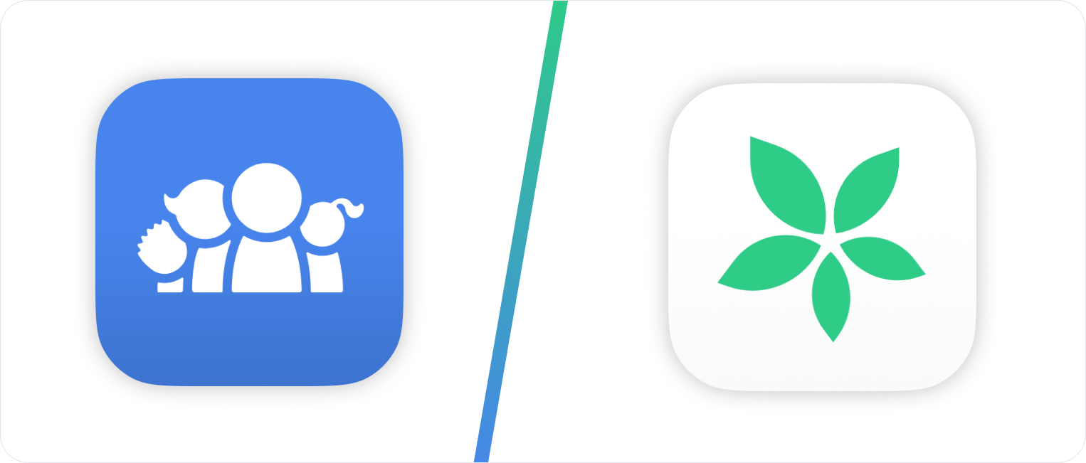 TimeTree compared with FamilyWall