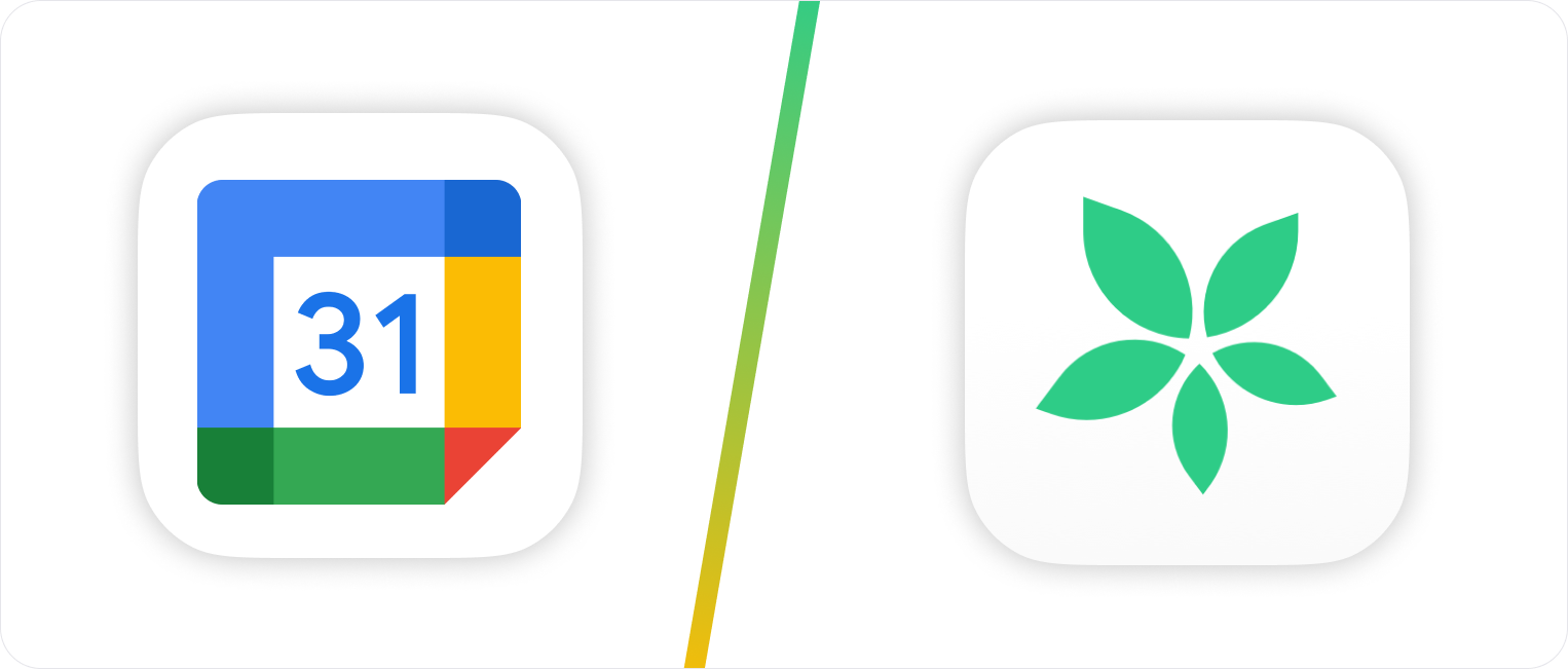 TimeTree compared with Google Calendar