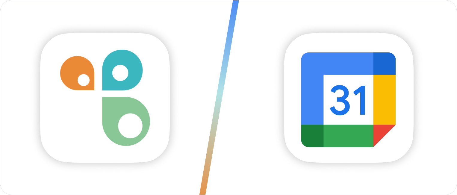 Cozi compared with Google Calendar