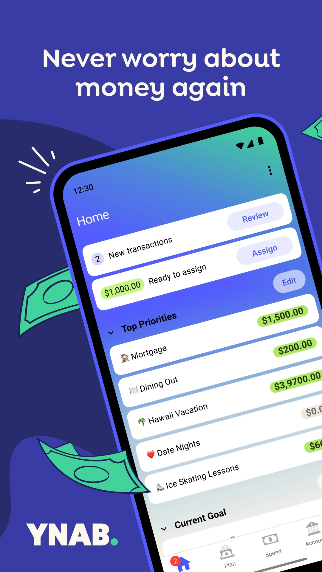 The YNAB app