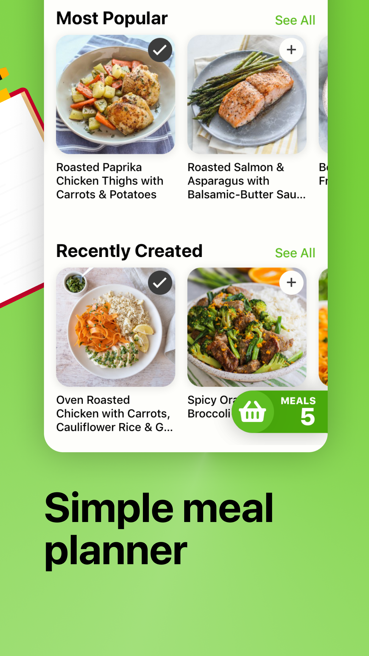 The Mealime app